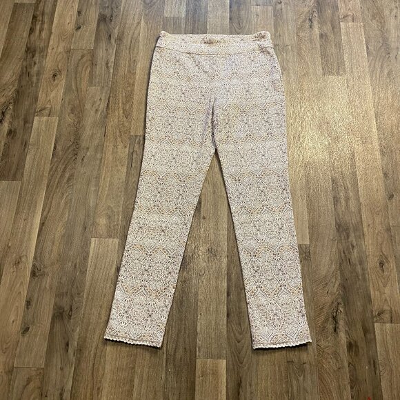 Counterparts Floral Print Ankle Dress Pants Size 8 - Picture 1 of 7